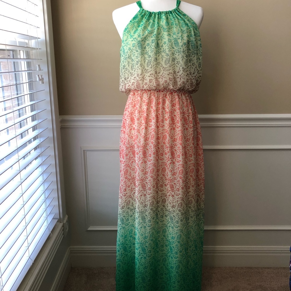 EUC ombré maxi dress by Old Navy size M